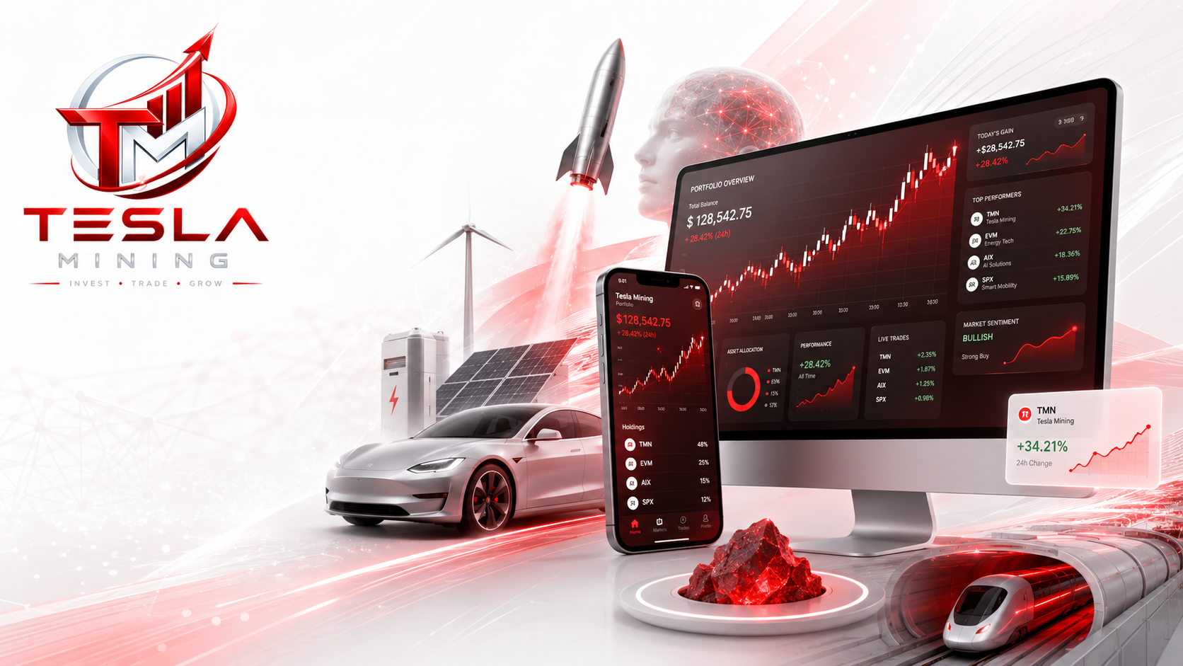 Tesla Mining investment platform